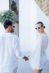 Mykonos luxury elopement - style shoot at Mykonos Riviera
